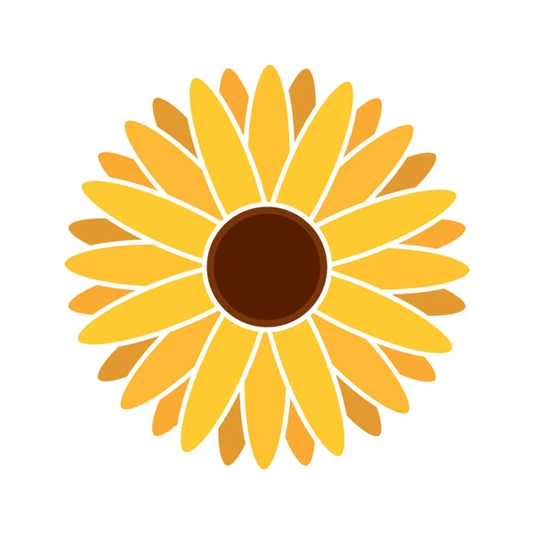 Isolated sunflower icon — Stock Vector