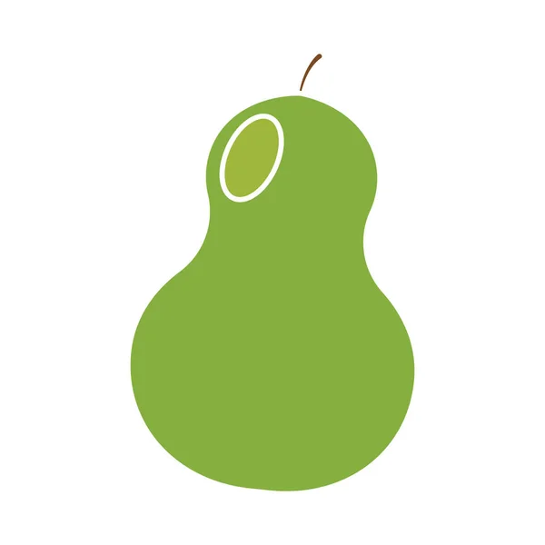 孤立した pear アイコン — ストックベクタ