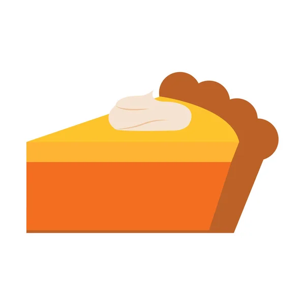 Izolowana ikona ciasta — Wektor stockowy