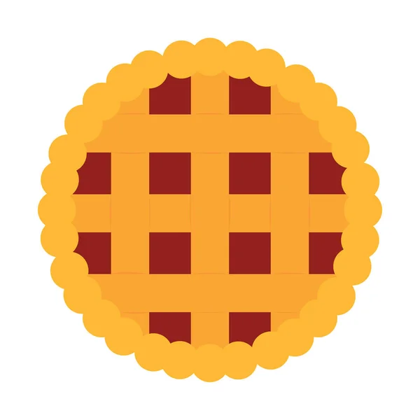 Isolated pie icon — Stock Vector