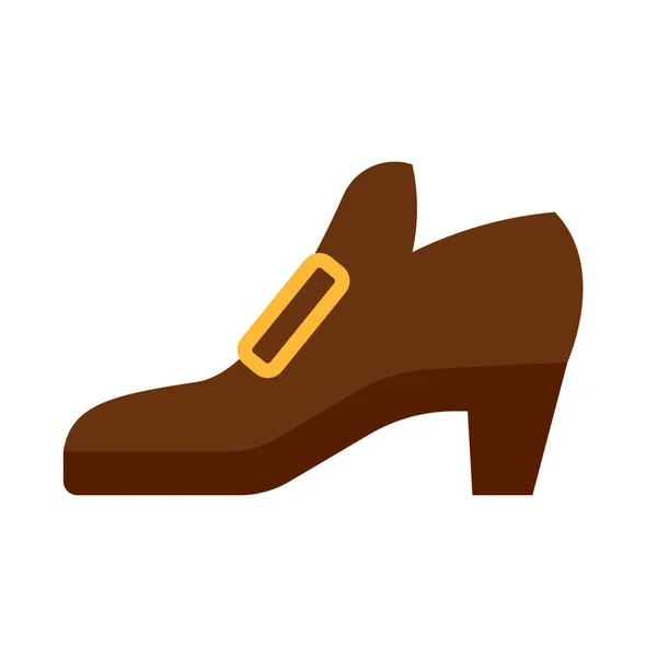 Sapato de peregrino isolado — Vetor de Stock