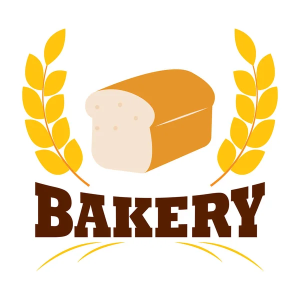 Дизайн логотипу хлібобулочні — стоковий вектор