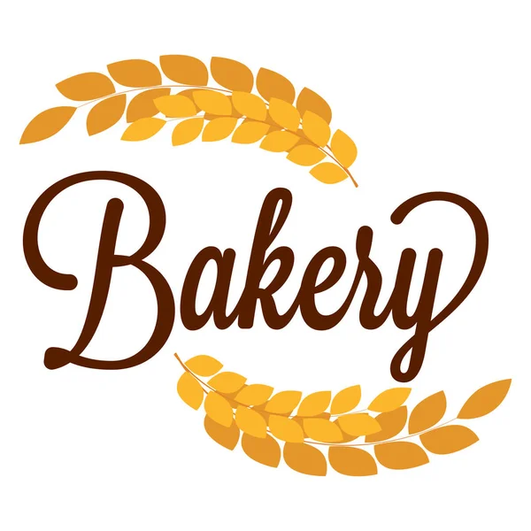 Bakery logo design — Stock Vector