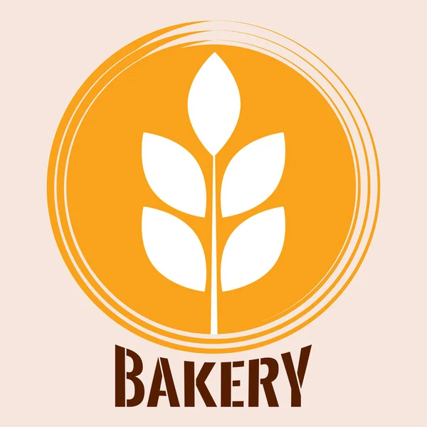 Bäckerei Logo Design — Stockvektor
