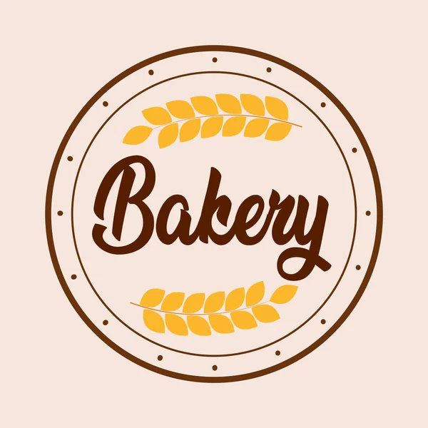 Bakery logo design — Stock Vector
