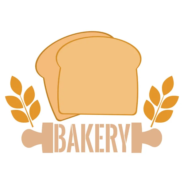 Bäckerei Logo Design — Stockvektor