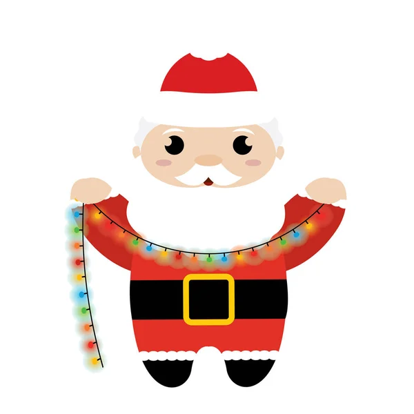 Santa claus karakter — Stockvector