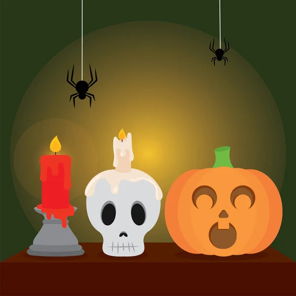 Halloween säsong illustration — Stock vektor
