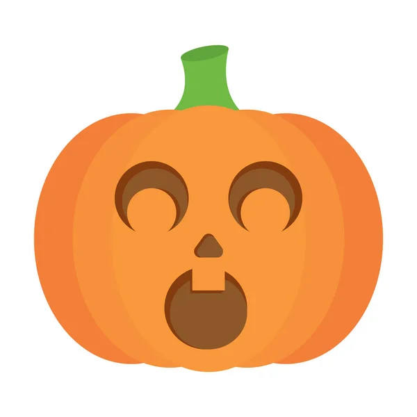 Spooky Halloween citrouille — Image vectorielle