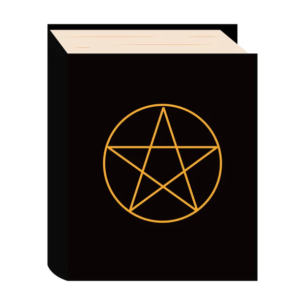 Libro degli incantesimi isolato — Vettoriale Stock