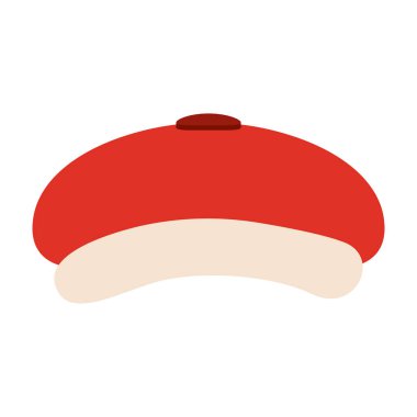 İzole kış şapka simgesi