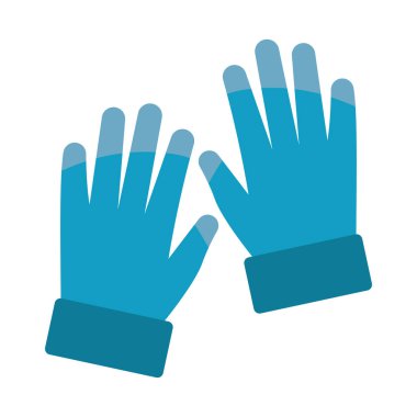 İzole kış eldiven