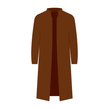 İzole edilmiş kışlık ceket simgesi