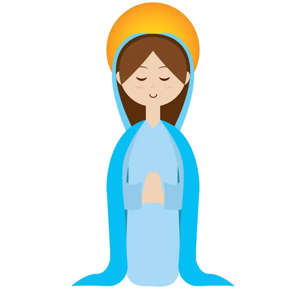 Діва Марія. Персонаж — стоковий вектор