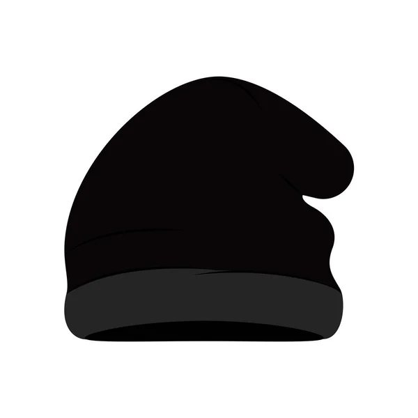 Изолированная икона зимней шляпы — стоковый вектор