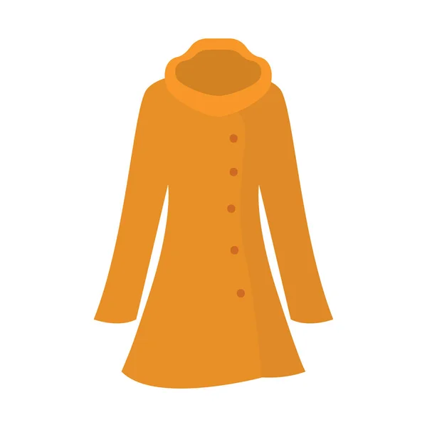 Isolated winter coat icon — 스톡 벡터