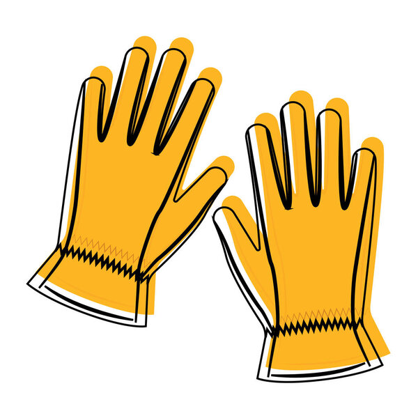 Изолированные зимние перчатки
