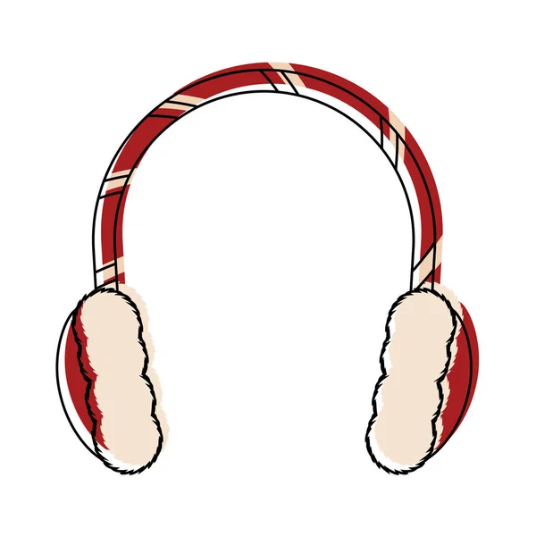 Ikone der isolierten Ohrenschützer — Stockvektor