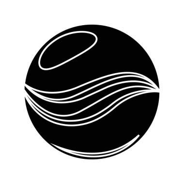 İzole edilmiş mermer top simgesi