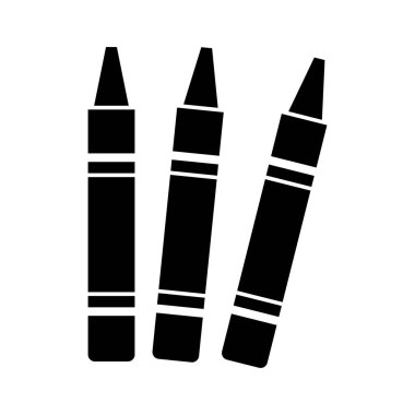 İzole edilmiş boya kalemleri simgesi