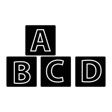 Ahşap oyuncak küpleri