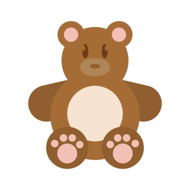 yalıtılmış bir oyuncak ayı