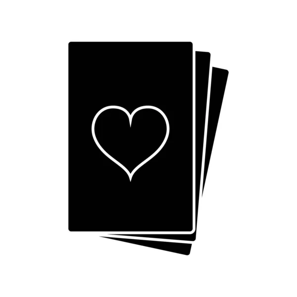 Cartes de poker isolées — Image vectorielle