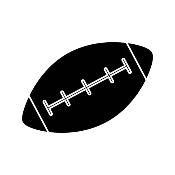 Isolated football ball — Stock Vector