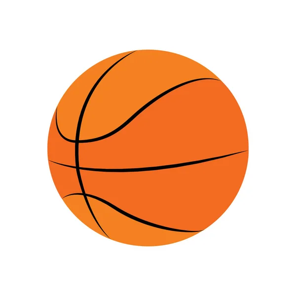 Geïsoleerde basketbal — Stockvector