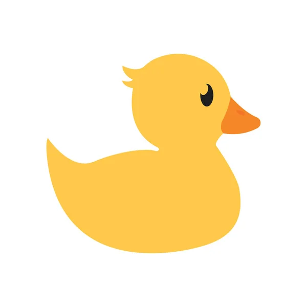 Isolated rubber duck icon — 스톡 벡터