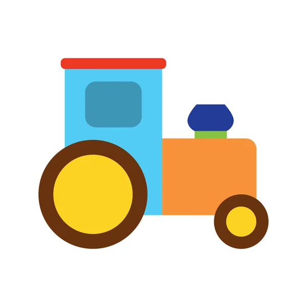 Izolowana ikona pociągu zabawki — Wektor stockowy