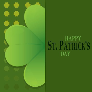 Aziz Patrick Günü tebrik kartı.