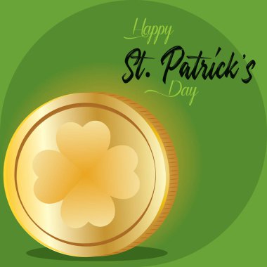 Aziz Patrick Günü tebrik kartı.