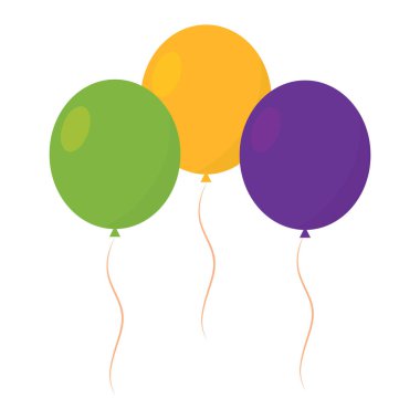 İzole balonlar simgesi