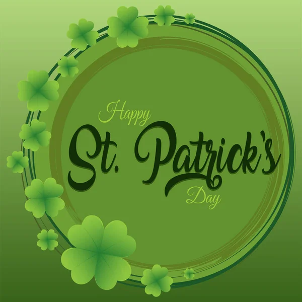 Saint patricks day greeting card — Stock Vector