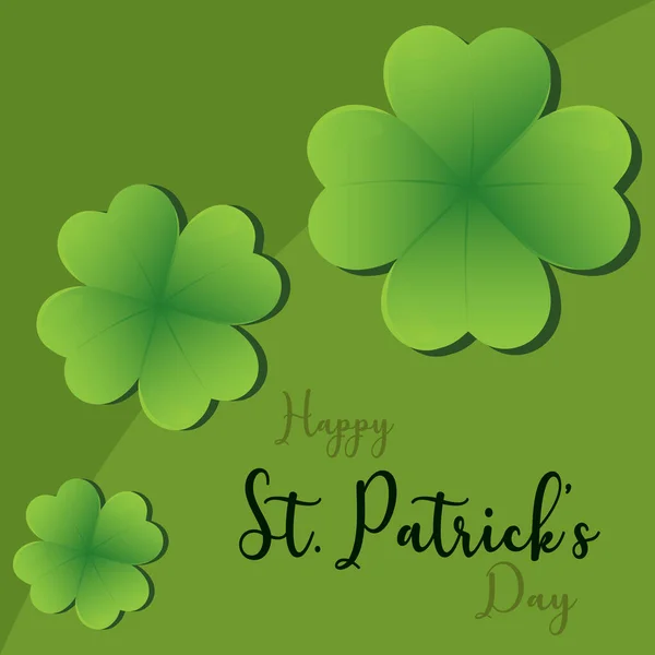 Saint patricks day greeting card — Stock Vector