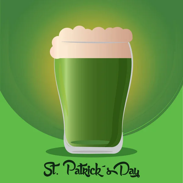 Carte de voeux de la Saint Patricks Day — Image vectorielle