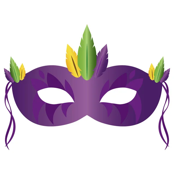 Máscara para Mardi Gras — Vetor de Stock