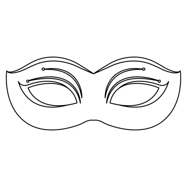 Masker voor Mardi Gras — Stockvector