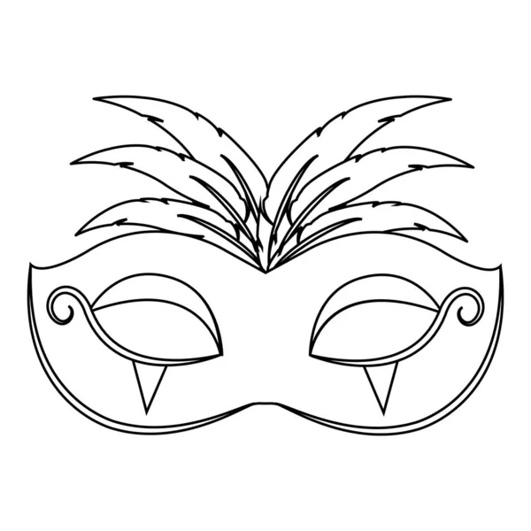 Maska dla Mardi Gras — Wektor stockowy