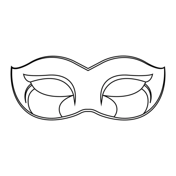 Mardi Gras için maske — Stok Vektör