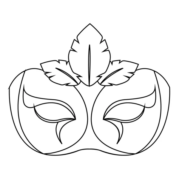 Mask för Mardi Gras — Stock vektor