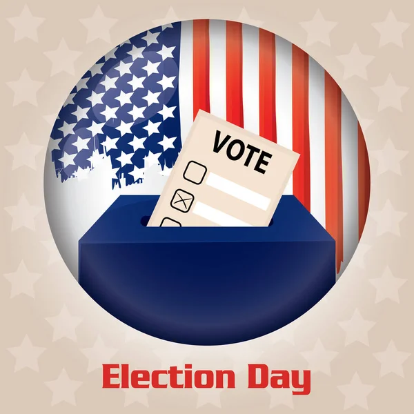 Election day banner — Stock Vector