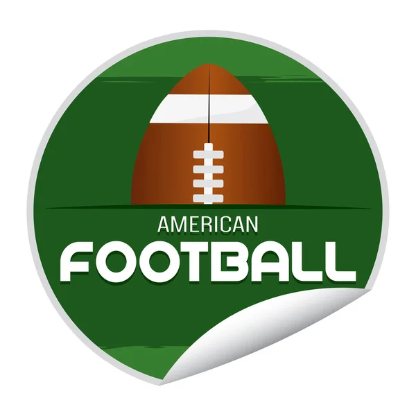 American-Football-Sticker — Stockvektor