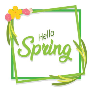 metin çerçeve çiçek