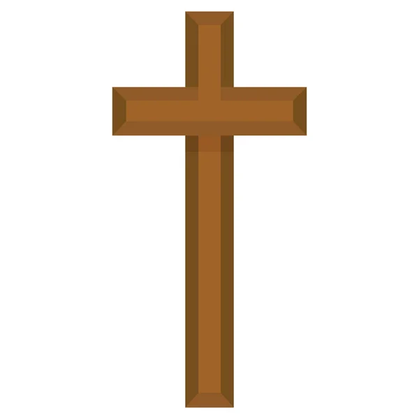 Изолированное крестовое изображение — стоковый вектор