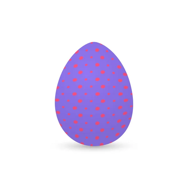 Huevos de Pascua decorados aislados — Vector de stock