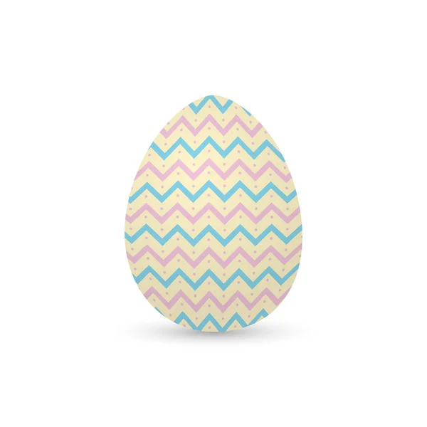 Huevos de Pascua decorados aislados — Vector de stock