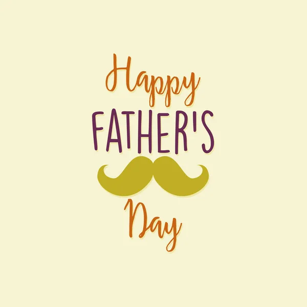 Happy fathers day card — Stock Vector