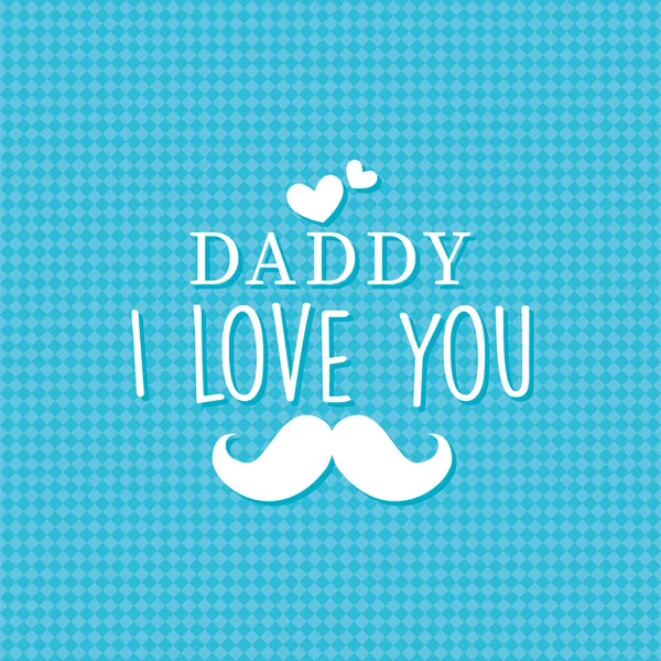 Happy fathers day card — Stock Vector